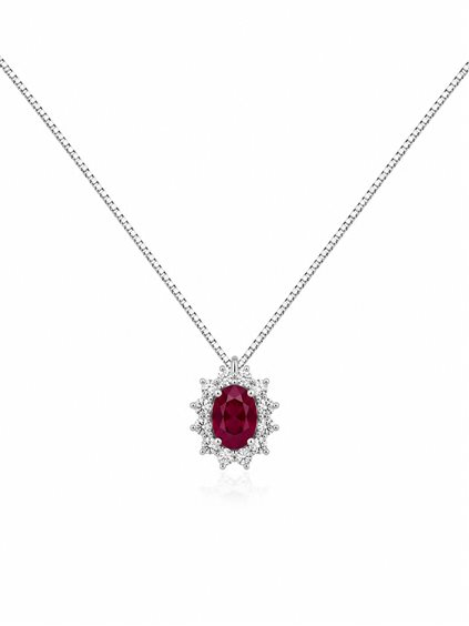 Collana Recarlo Donna in Oro Rubino 0.95 Ct XD 775/BR2 - XD 775/BR2
